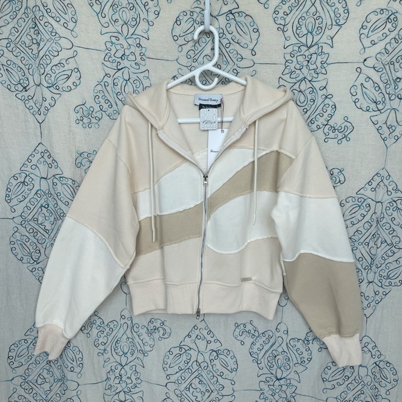 Brand-new Free People hoodie patchwork landscape Jacket - Picture 4 of 9